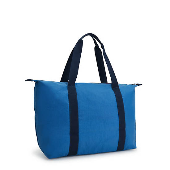 Kipling Art Medium Lite Tote Tassen Blauw | BE 1449TC